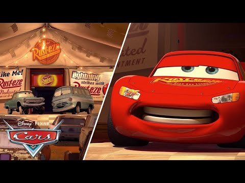 Lightning McQueen Loves Rust-eze! | Pixar Cars