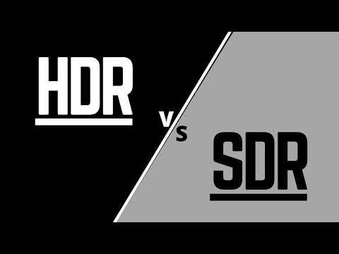 HDR VS SDR Comparison
