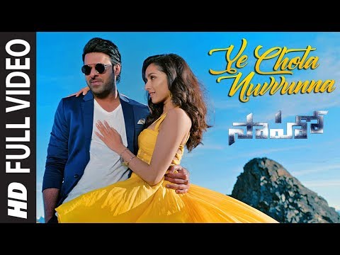 Ye Chota Nuvvunna Full video | Saaho | Prabhas, Shraddha K| Guru R, Tulsi K, Haricharan S |Krishna K