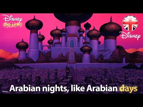 DISNEY SING-ALONGS | Arabian Nights - Aladdin Lyric Video | Official Disney UK