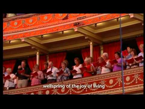 ODE TO JOY-JOYFUL, JOYFUL, WE ADORE THEE at ROYAL ALBERT HALL,LONDON