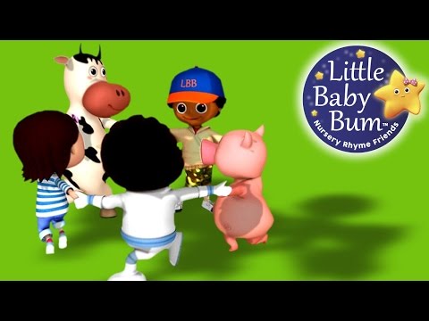 Ring Around The Rosy | Nursery Rhymes for Babies by LittleBabyBum - ABCs and 123s