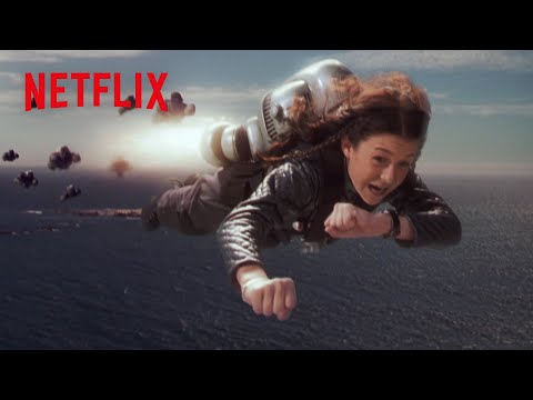 可愛いアクション - &quot;バディ・パック&quot;で空中チェイス | スパイキッズ | Netflix Japan
