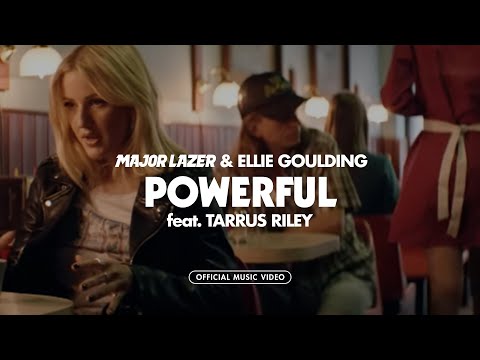 Major Lazer &amp; Ellie Goulding - Powerful (feat. Tarrus Riley) [Official Music Video]