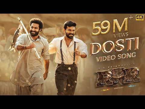 Dosti Full Video Song (Telugu) | RRR | NTR, Ram Charan | MM Keeravaani | SS Rajamouli|Kaala Bhairava