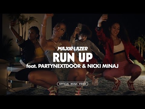 Major Lazer feat. PARTYNEXTDOOR &amp; Nicki Minaj - Run Up (Official Music Video)