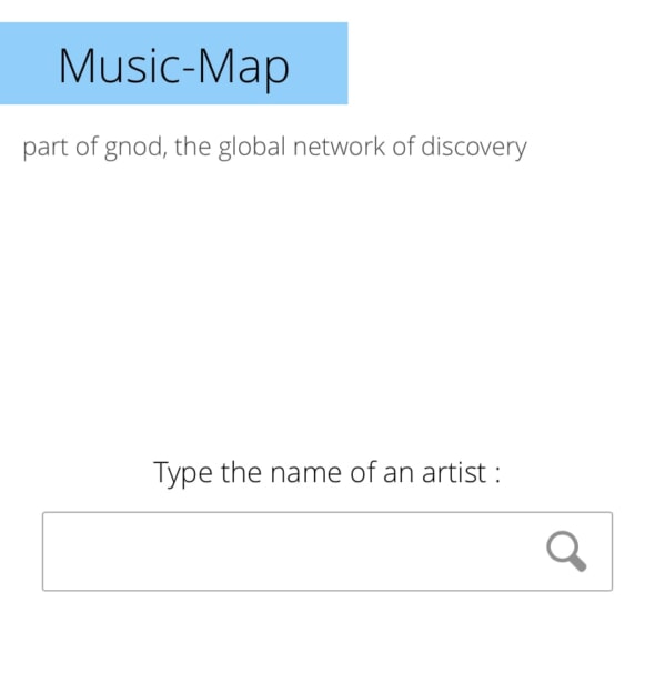 似てる曲を探す（Music-Map）