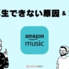 Amazon Musicで曲が再生できない原因と対処法14選