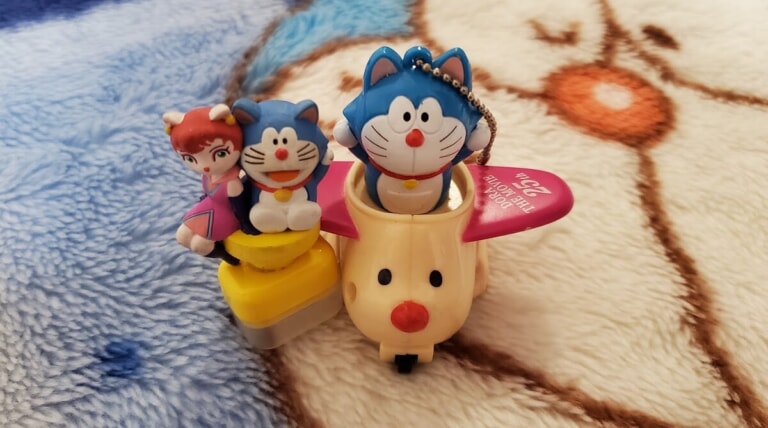 TOMY 1988 てのひらマスコット　黒猫＆豚＆鳥2こ＆ドラえもん　バラ売不可 ショコラドラえもんマスコット2020 プライズの情報サイト キャラ