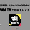 DMM TVで動画をレンタル・購入する方法を解説！TVコインや視聴期限の注意点あり